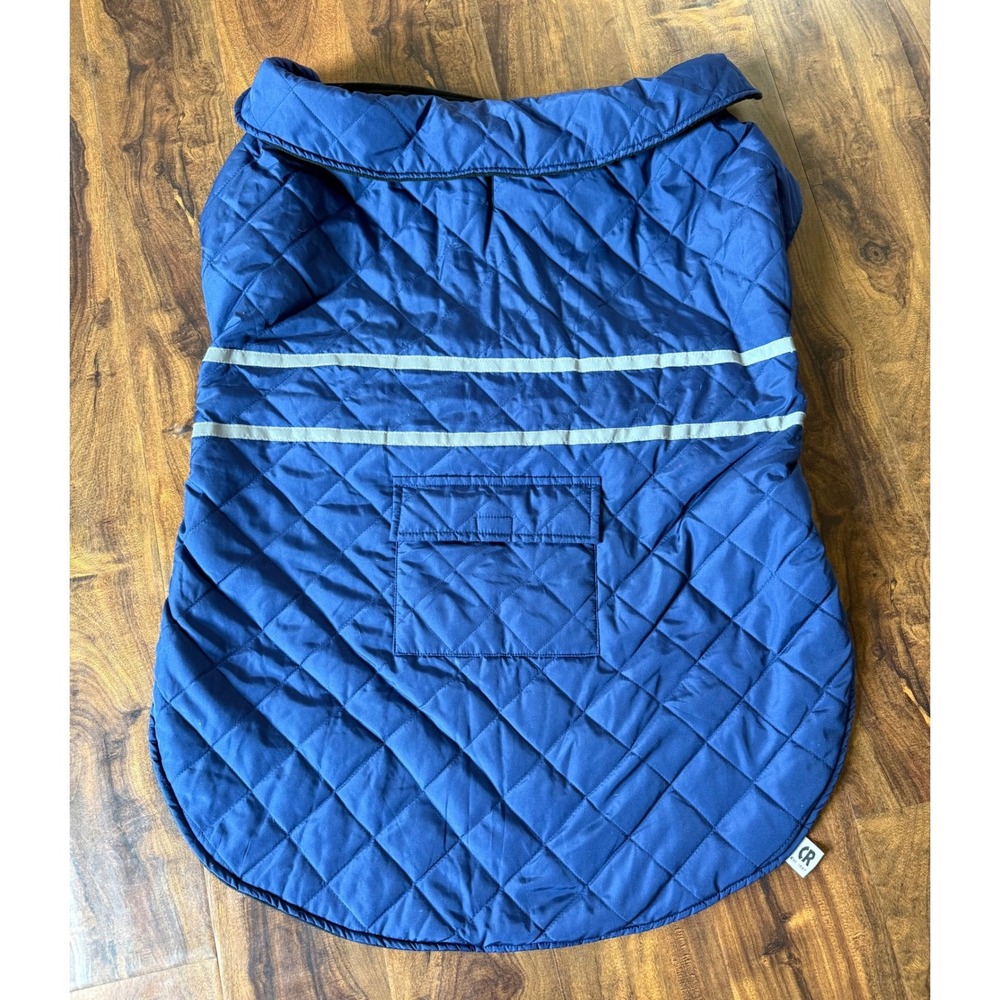 Companion Road XXL Fleece Lined Dog Jacket Coat Leash Loop Access Reflective